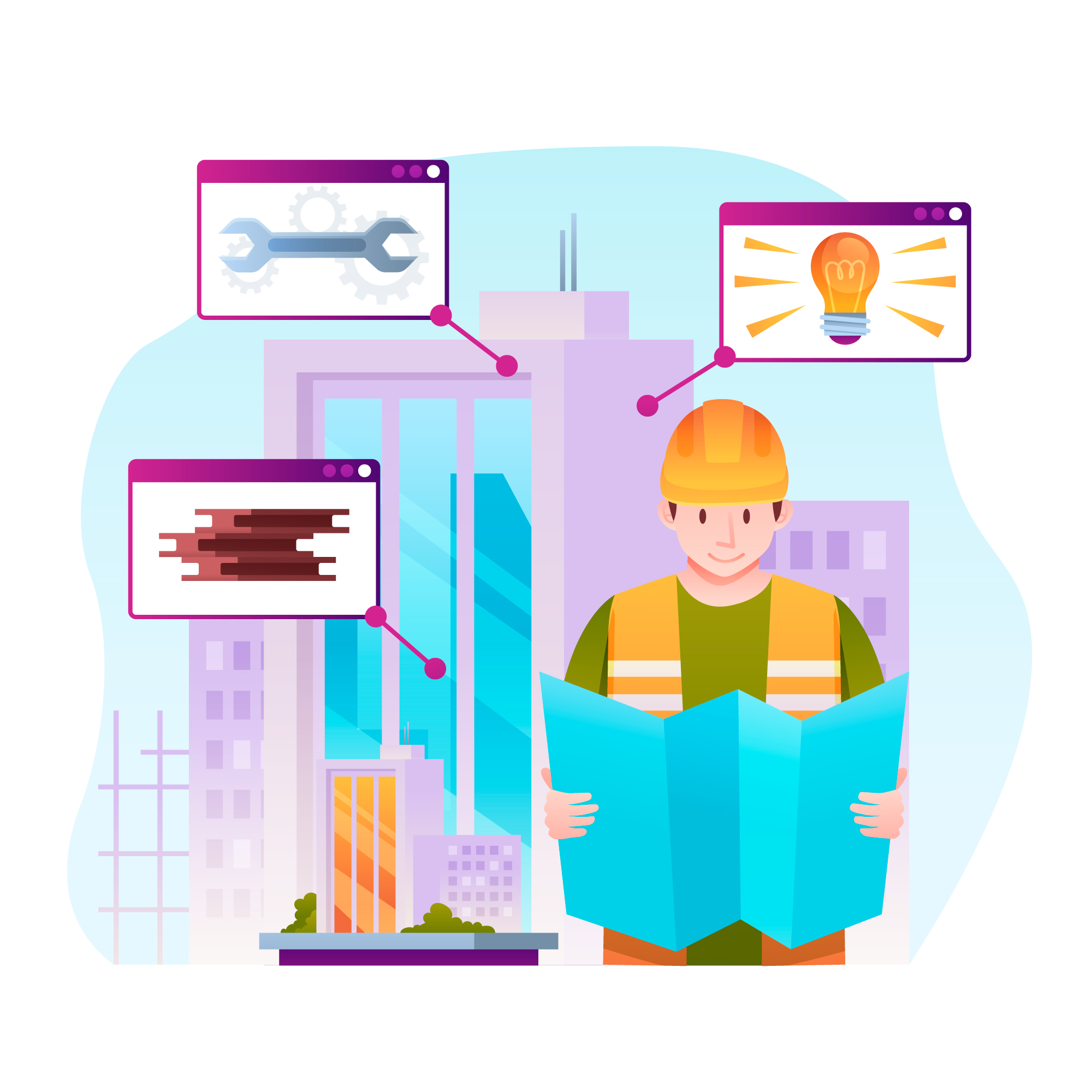 Tech Business illustration